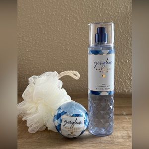 Bath and body works gingham set